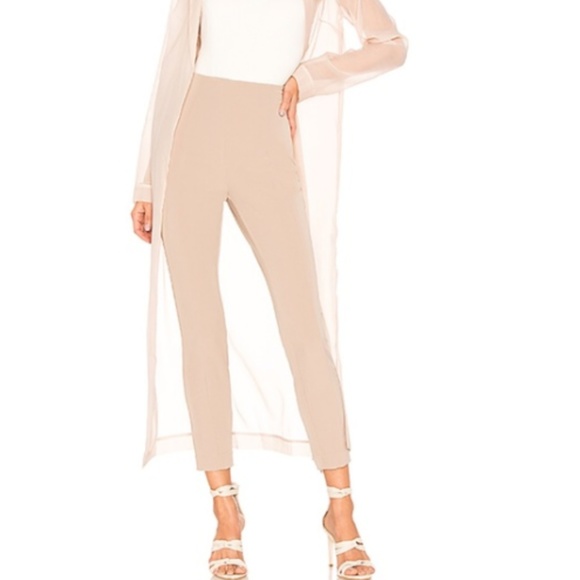 Revolve Pants - Chrissy Teigen x Revolve Pant in Taupe